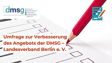 Ein Fragebogen mit Bleistift